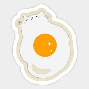 Egg Cat Sticker